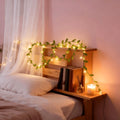 Hanging Green Vine LED Fairy String Lights, Artificial Ivy Decor Lights for Bedroom Patio Wedding Party Indoor Outdoor Decor Vue Warm White 12M100LED