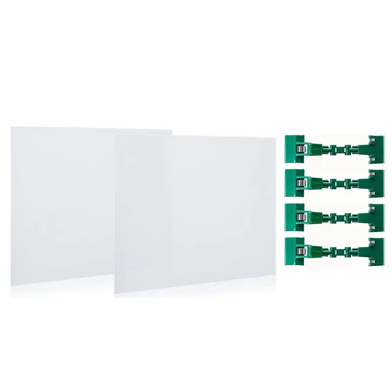 ABKW-Splash Protection Shield With Mechanical Clamp For Wheel- Clay Screen 34X9 Inch For Pottery Tool Vue As Shown
