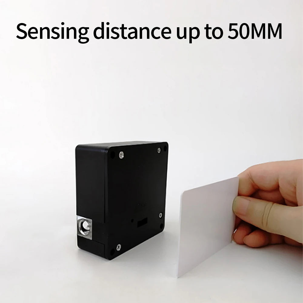 TTlock App Unlock Smart Cabinet Door Lock No-drilling Invisible 13.56Mhz IC Card Locker Furniture Drawer Electronic Smart Locks Vue