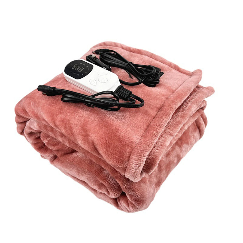Electric Heated Blanket – 9 Levels, Soft Flannel, Portable Electric Heated Blanket Vue pink 100x75 China Mainland