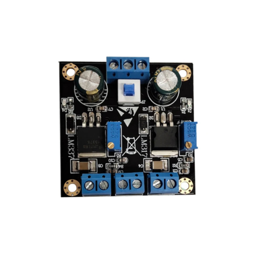 LM317 LM337 Positive/Negative Power Supply Linear DC Power Regulator Adjustable Power Module Buck Step Down Power Supply Board Vue