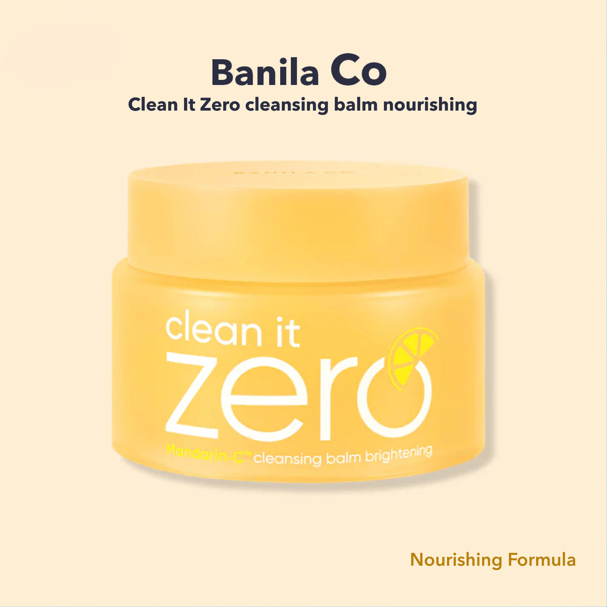 Banila CO Clean It Zero Cleansing Balm 25ml,Silky Soft Application,Non-Greasy Finish,Korean Cosmetic,K-Beauty,Korean Makeup Vue Nourishing
