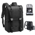 Spot Backpack Large Capacity Men's and Women's 15.6 Inch Computer Bag School Bag Anti-splashing Backpack Black Camera Vue black