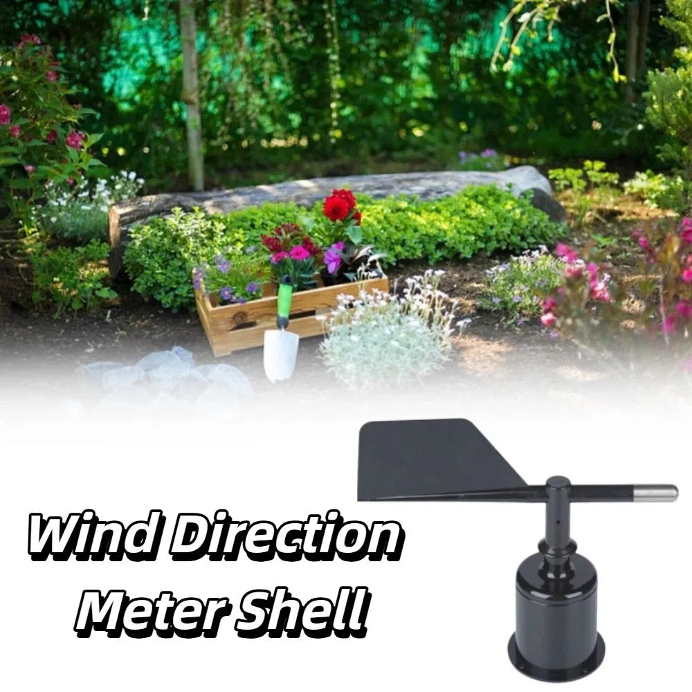 Plastic Wind Direction Indicator Stable Replaceable Wind Anemometer Shell High Precision Sturdy Anemometer Tail Fin Outdoor Vue