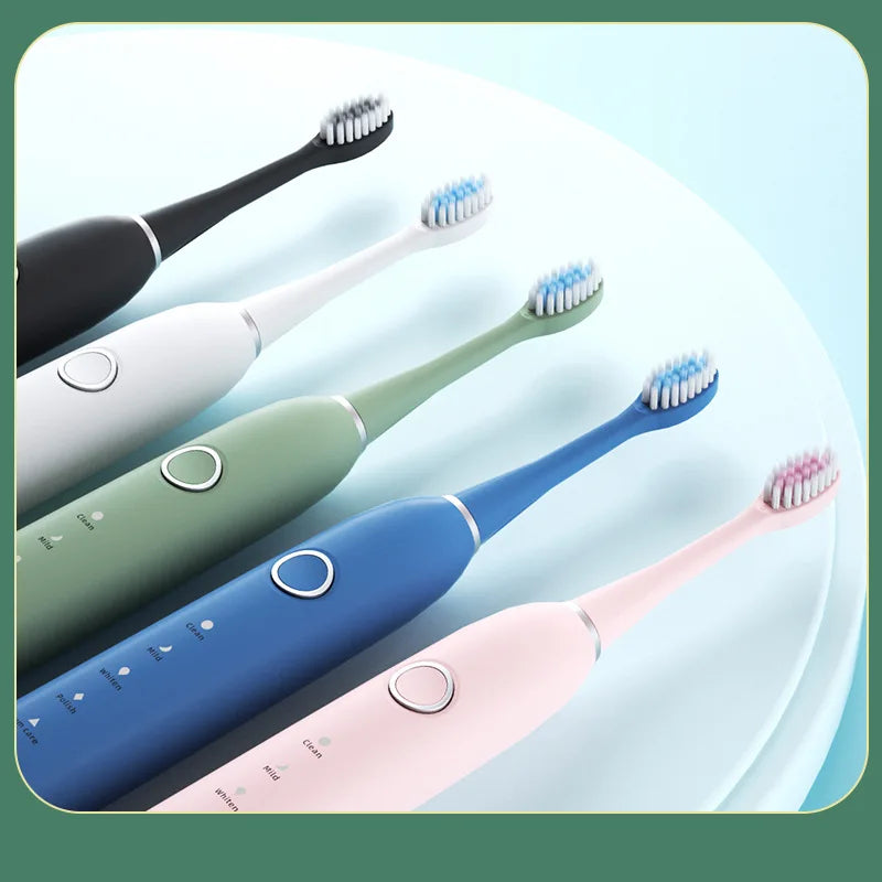 4 Pieces Replacement Heads for XC-A8 Ultrasonic Electric Toothbrush Sonic Tooth Brush Rechargeable Adults Smart Timer Waterproof Vue