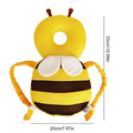 33x20cm Bee Shape Baby Head Protector Backpack Toddler Head Protection Breathable Walking Learning Accessory for Outdoor Use Vue A
