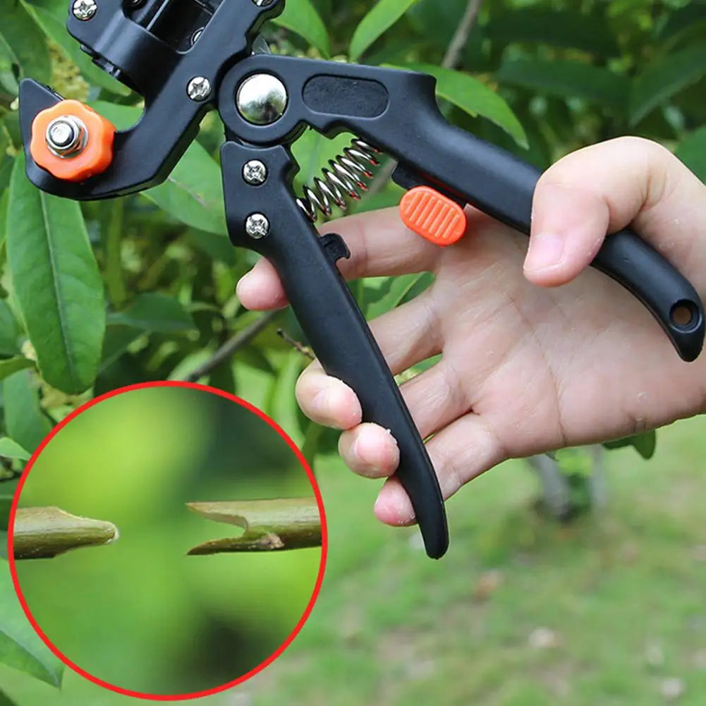 Multi-functional Garden Trimmer Pruning Seedlings Grafting Scissors Fruit Tree Grafting Machine Portable Gardening Tools Vue