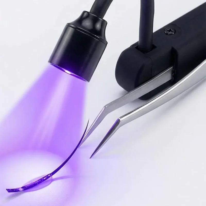 UV LED Tweezer Lamp for Eyelash Extensions | Cures in Seconds Lash Extension Lamp Vue