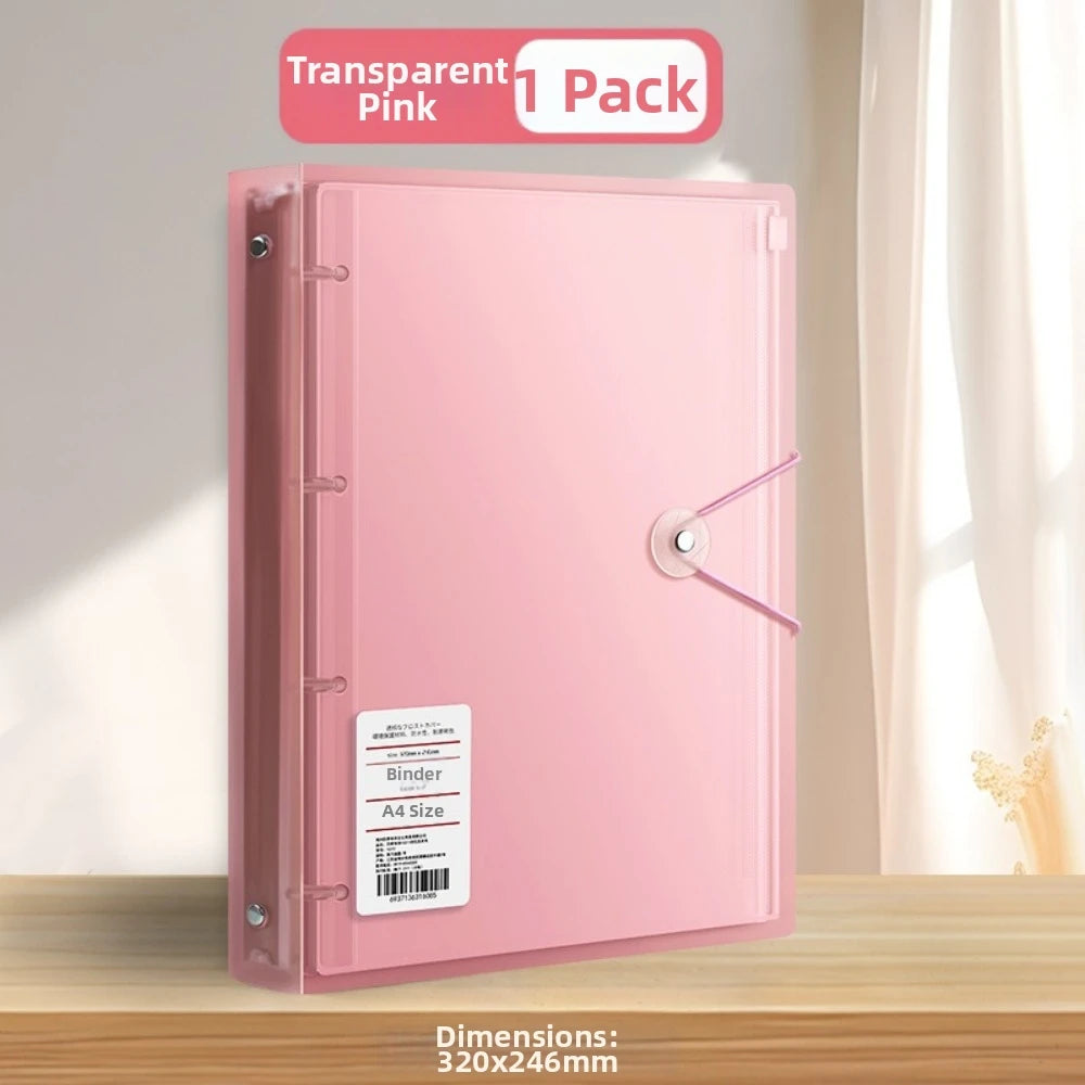 7-in-1 Document Storage Bag Waterproof Loose-leaf File Binder A4/A5/B5 Dustproof Miscellaneous Storage Organizer Family Use Vue