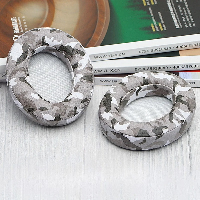 1 Pair Replacement Ear Pads For Beats Studio2 /Studio3 Wired Wireless Headphone Earmuffs Ultra-soft Sponge Cushion Accessories Vue grey camouflage