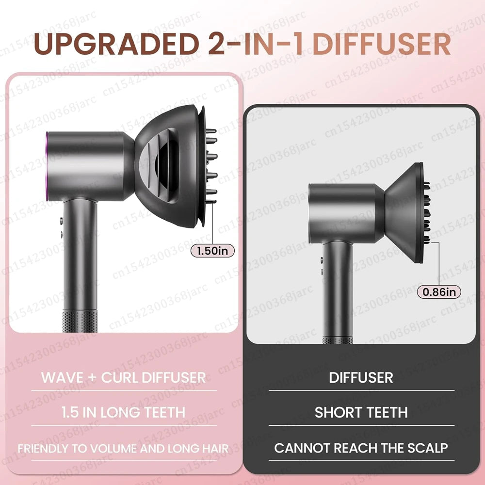 2-in-1 Diffuser Attachment for Dyson Supersonic HD16 Hair Dryer Hair Dryer Diffuser Vue