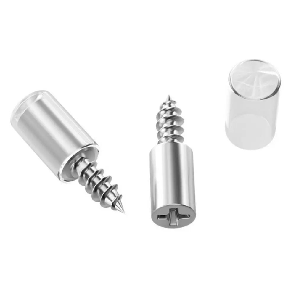 100Pcs Anti-Slip Rubber Sleeve Laminate Support Screw Multifunction Sturdy Self-Tapping Screws Round Head Phillips Head Vue