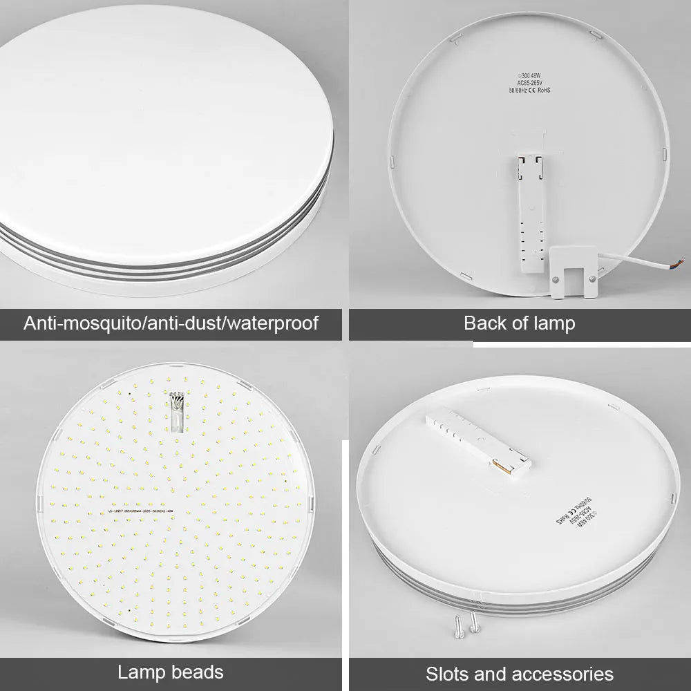 Modern Round LED Ceiling Light Simple Square Ceiling Lights Modern Kitchen Ceiling Lighting Fixture Led for Balcony Corridor Vue