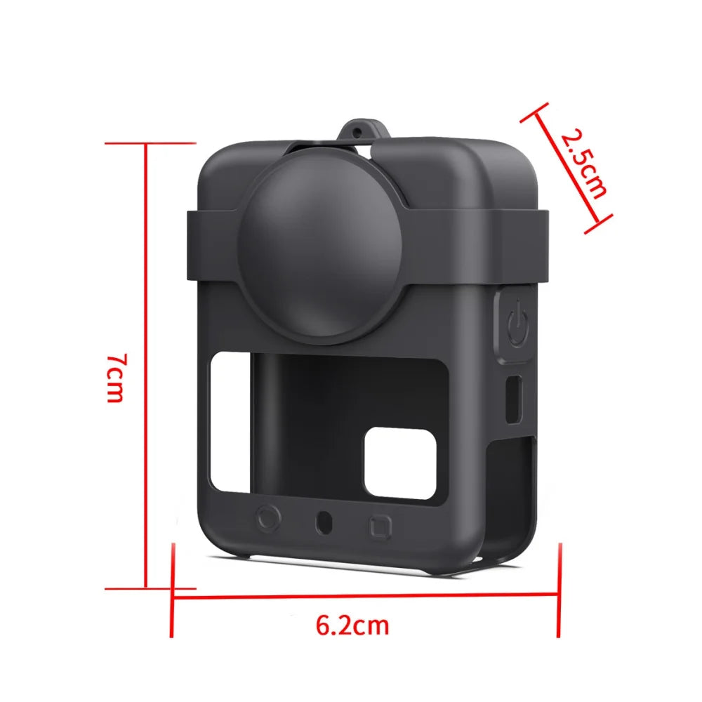 For Dji Osmo 360 Soft Silicone Case for Osmo360 Protective Full Lens Cover Shell Action Camera Accessorie Vue