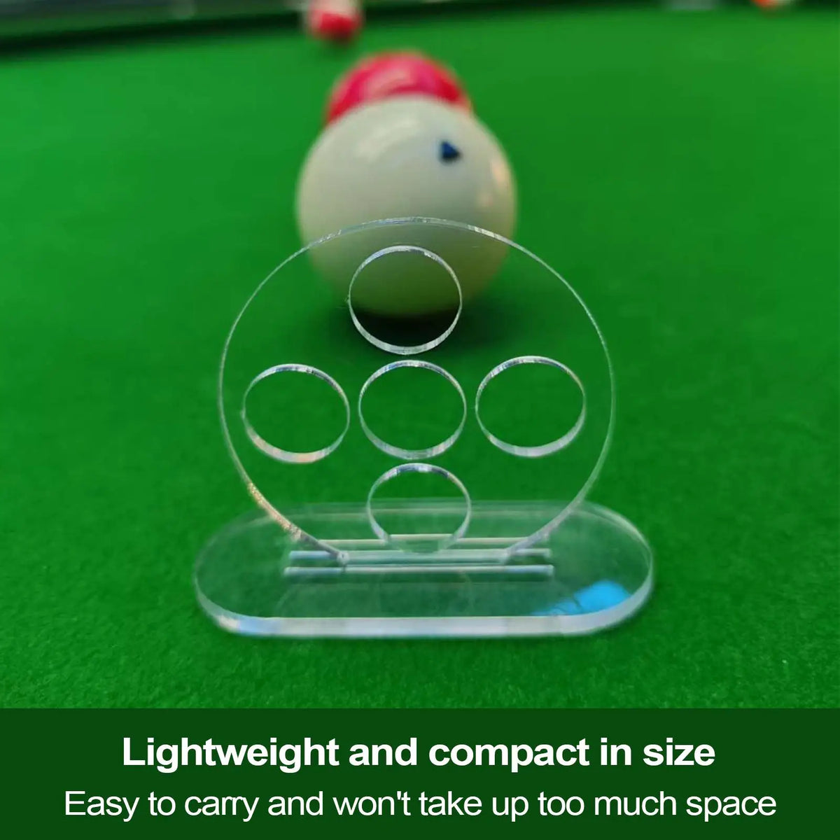 1/5 Holes Billiard Rod Trainer Billiards Straightness Trainer Pool Cue Accuracy&Club Control Trainer Billiard Hitting Exerciser Vue
