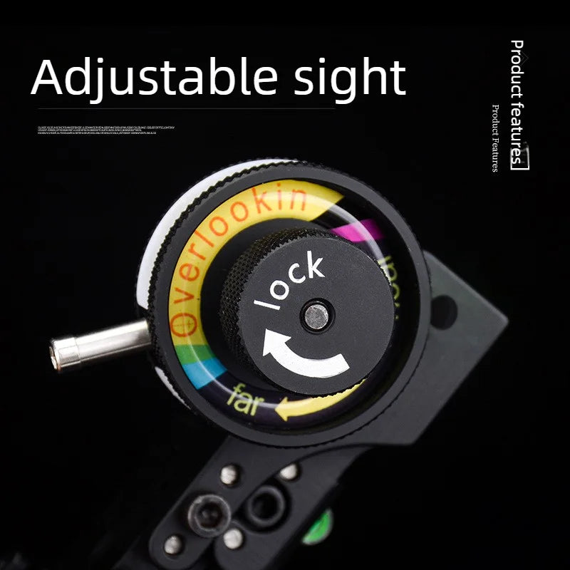 Aluminum Alloy Archery Sight Mount Bracket Universal Bow Sight Support Frame Recurve Compound Bow Hunting Training Accessories Vue