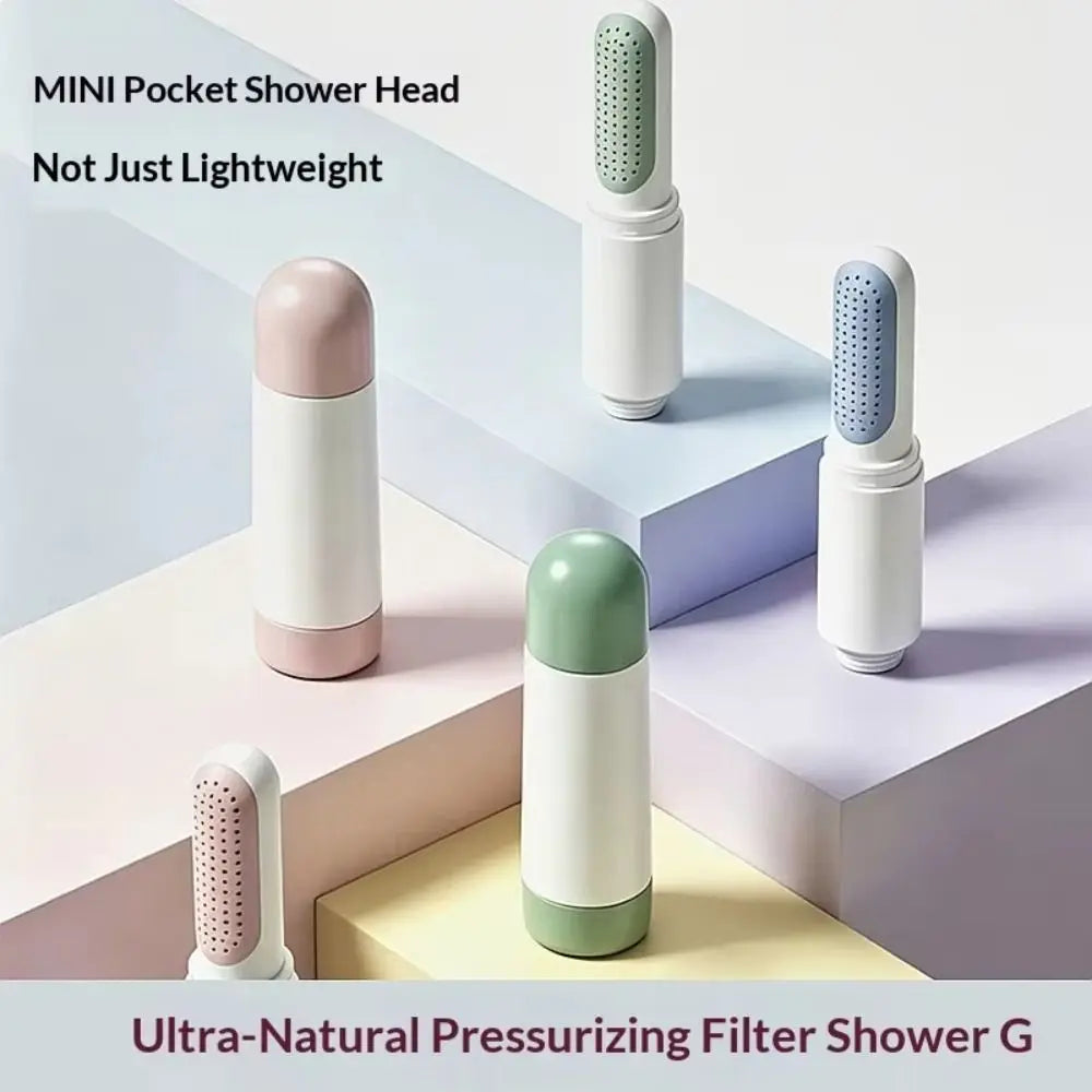 Accessories High Pressure Shower Head Handheld Retractable Portable Shower Head Universal Filter Handheld Shower Head Camping Vue