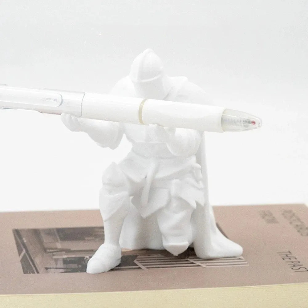 Exquisite Funny Knight Decoration Creative Decorations 3D Printing Knight Ornaments Multi-functional Pen Holder Office Vue