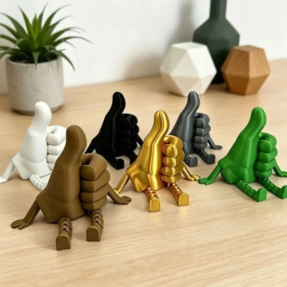 3D Printed Desktop Ornaments Movable Limb Adjustable Posture Hands Shape Statue Creative Funny Encourage Ornaments Vue