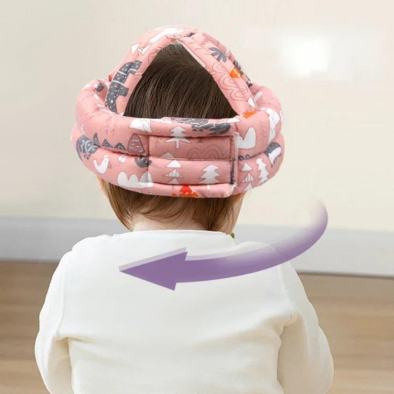 Baby Anti-fall Head Toddler Children'sCap Anti-fall Hat Anti-collision Hat Safe and Breathable Can Be Washed All Seasons Vue