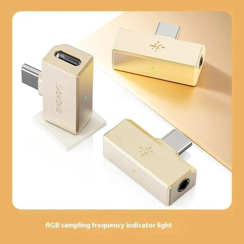 FiiO SNOWSKY Tiny A/B HiFi DAC & Headphone Amp | PCM 384kHz DSD256 Portable DAC Amplifier Vue