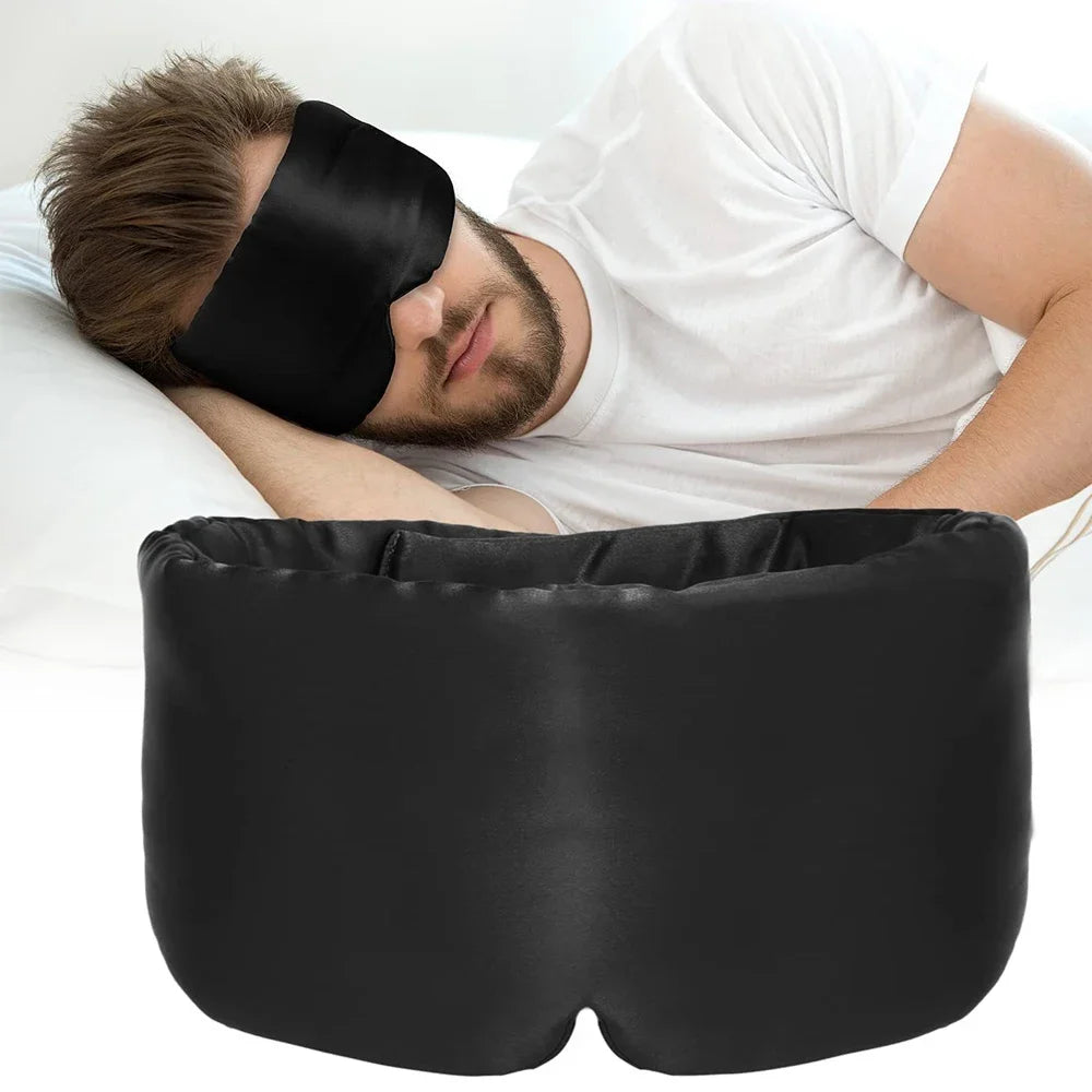 Mulberry Silk Sleeping Mask Eyepatch Blocking Light Eyemask Eyeshade