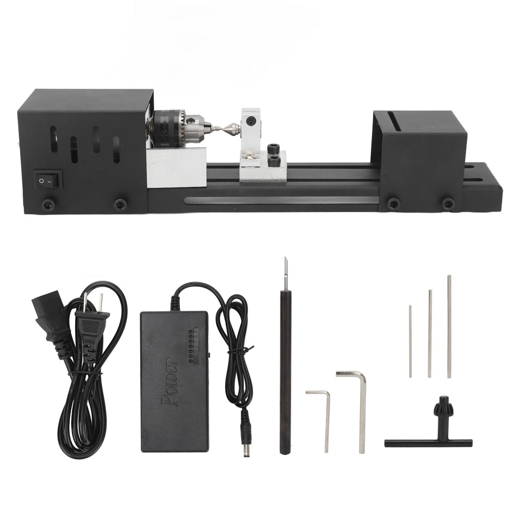 Bead Polisher Machine Bead Polisher Mini Lathe Accessory Beads Polishing Machine for DIY Woodworking Vue