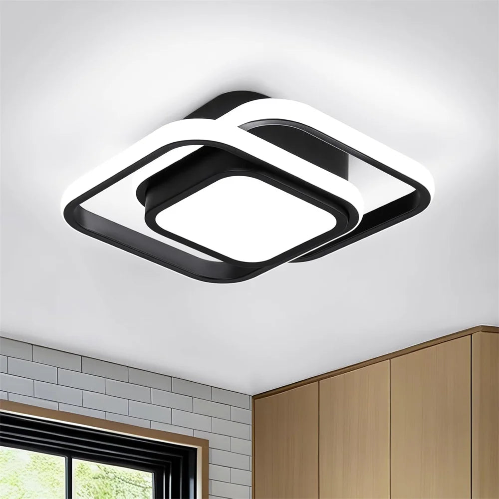 LED Ceiling Light Modern Square Ceiling Lamp for Bedroom Kitchen Living Room Study Hallway Small Asile Lamp Corridor Lights Vue