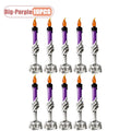 1-10PCS Creepy Skeleton Hand Candle Lamp Halloween Decor Prop Glow Light for Haunted House Party Table Ghost Festival Vue Big-Purple-10PCS