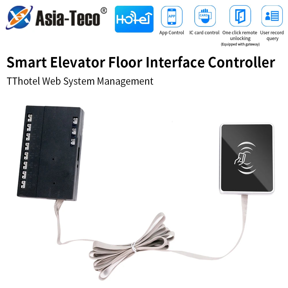TTHotel Lift controller with Web Software App Management Elevator Car Roof Relay Board with Cascade Interface Board for 8 Floors Vue Default Title