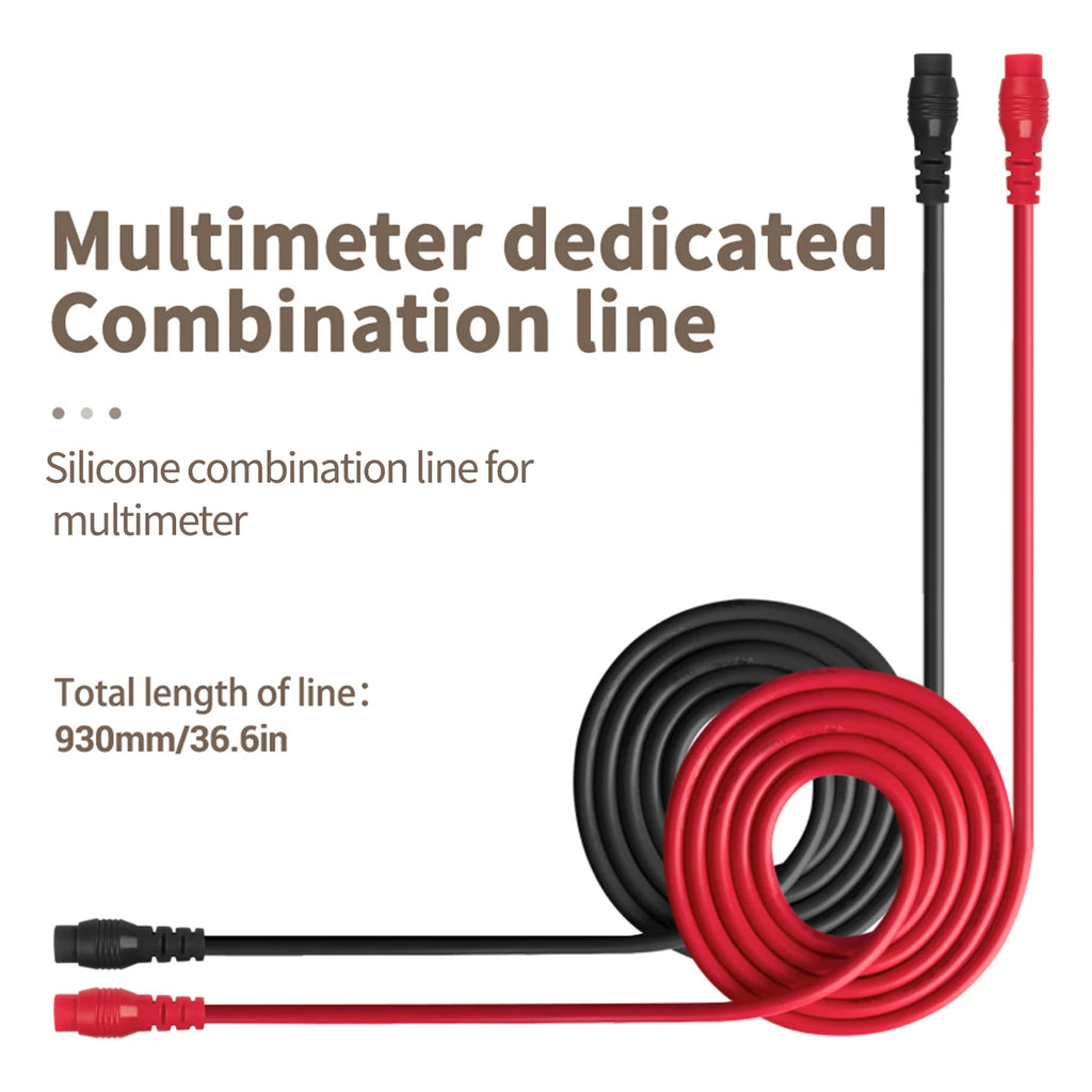16Pcs Multifunctional Digital Test Lead Set Super Sharp Tips Silicone Test Lines Electronic Test Probe Kit Vue