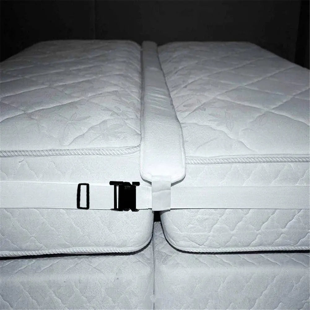 Bed Bridge Twin To King Converter Kit Bed Fixed Bed Gap Filler Mattress Connector Fasteners Straps Grippers Elastic Sets Vue