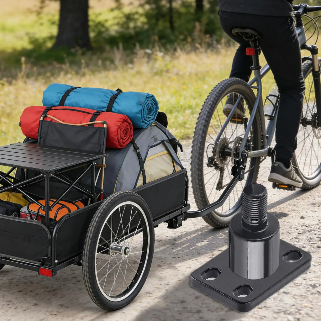 Bicycle Trailer Hitch Bicycle Towing Coupler Adapter Quick Release Trailer Coupler for Garage Outdoor Road Trip Camping Grocery Vue