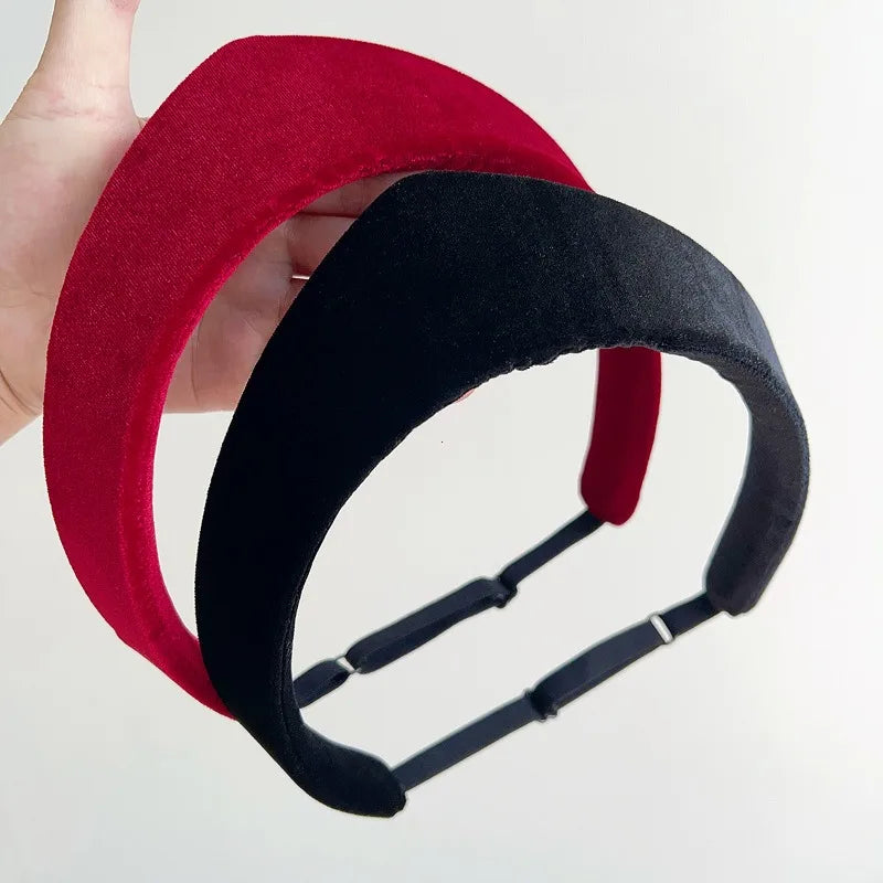 Retro Velvet Women Headband Smooth European and American Hairpin Headband Hair Hoop Lady Headwear Styling accessories Vue