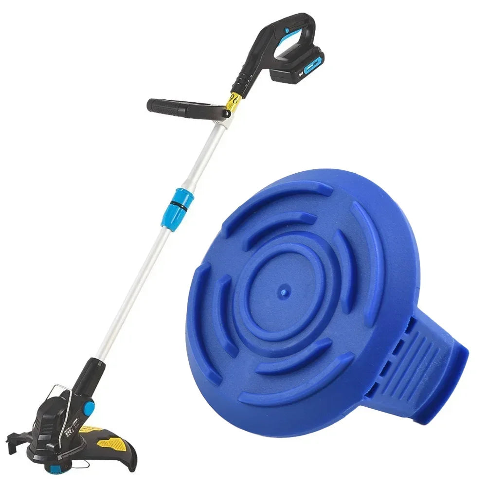 Grass Trimmer Spool Cover Cap 55x30mm Blue Replacement Part Trimmer Spare Part Vue