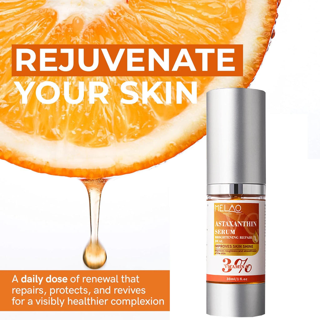 VC Astaxanthin Whitening Serum Remove Dark Spots Freckles Fade Melanin Anti-Wrinkle Brightening Nourishing Face Skin Care Vue