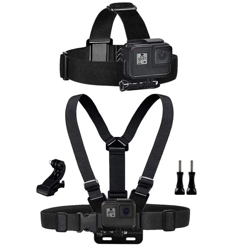 Hot-Chest Mount Harness Chesty Vest Head Mount Strap For Gopro Hero Vue Default Title