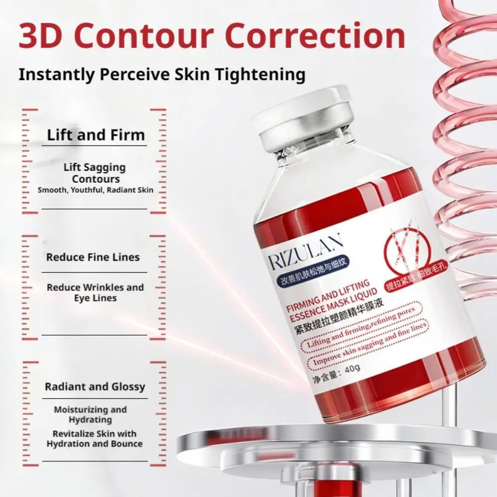 40g Korean Essence Mask Liquid Firming Lifting Improve Skin Sagging Fine Lines Face Care Collagen Reveal Youthful Radiance Serum Vue