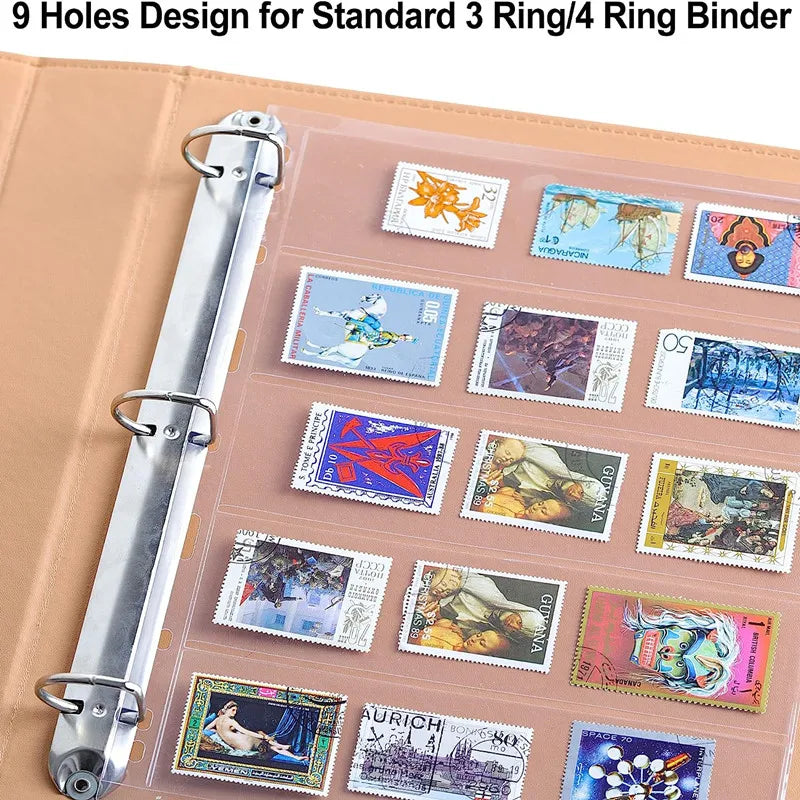 1/2/3/4/5/6-slot Loose Leaf 10/20Pcs Money Banknote Holder Sleeves Sheet Album Home Decor Photo Albums Banknote Protection Vue