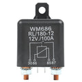 WM686 12V 100 Amp Split Charge/Winch Relay Car Van Boat Mower Starter Relay Vue Default Title