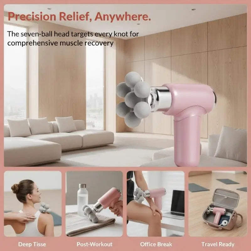 Upgraded Fascia Intelligent AI Chip 20kg Thrust Whole Body Muscle Relaxation Silent Massager Vue