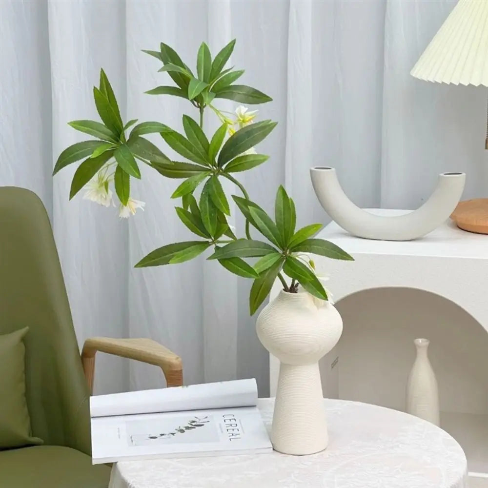 Chinese Style Artificial Tenuifolia Ficus Tree Branch Green Elegant Simulation Ficus Plant Plastic Realistic Fake Plants Vue