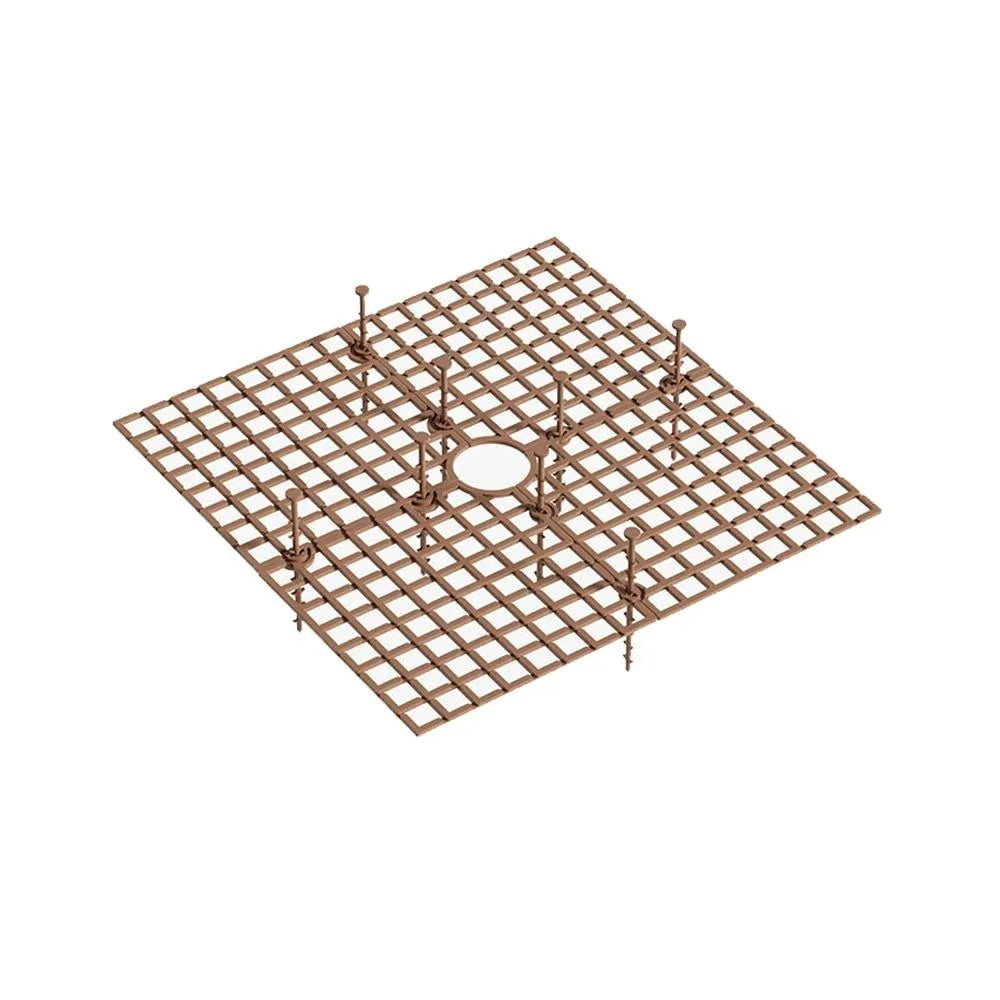 Cuttable Plant Pot Guards Rust-proof Round/Square Flower Pot Cover Multi-use Plastic Plant Protection Mesh Garden Vue Coffee-30cm-Square