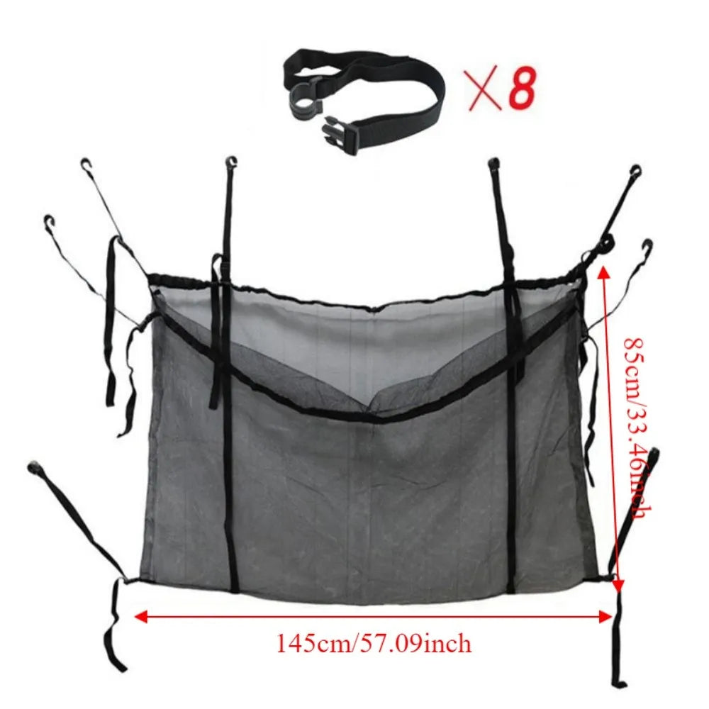 Large Capacity Swimming Pool Hanging Storage Bag Adjustable Heavy Duty Beach Hanging Bag Folding Swimming Pool Bag Beach Vue