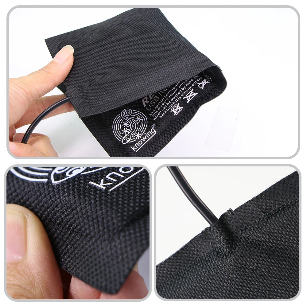 10x20cm 13x23cm 18x28cm USB Heating Mat with Temperature Controller for Reptiles Pet Lizard Terrarium Carbon Fiber Heating Pad Vue