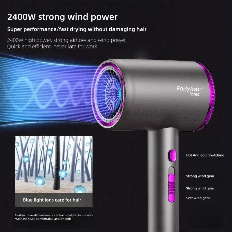 110,000 RPM High-Speed Ionic Hair Dryer with Diffuser Ionic Hair Dryer Vue
