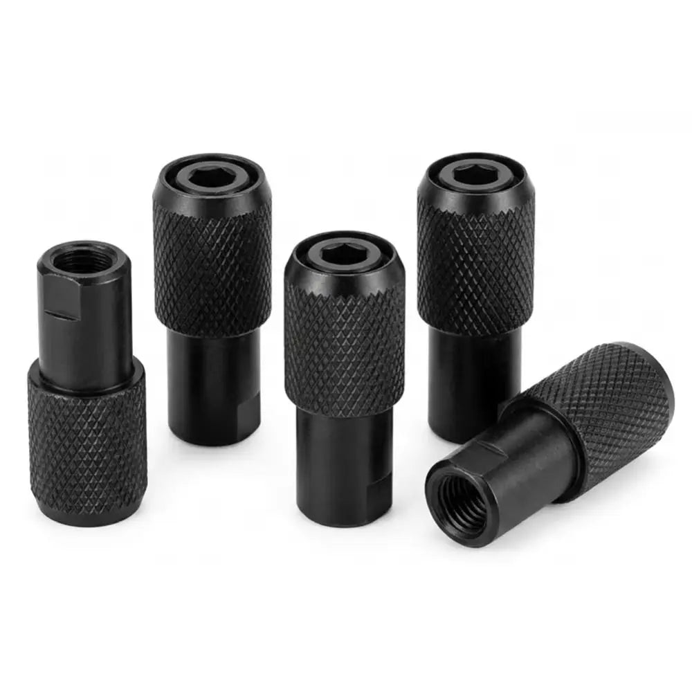 5pcs M10 Thread Angle Grinder Adapter 6.35mm Internal Hex High-Strength Alloy Hex Converter Compact Lightweight Design Vue