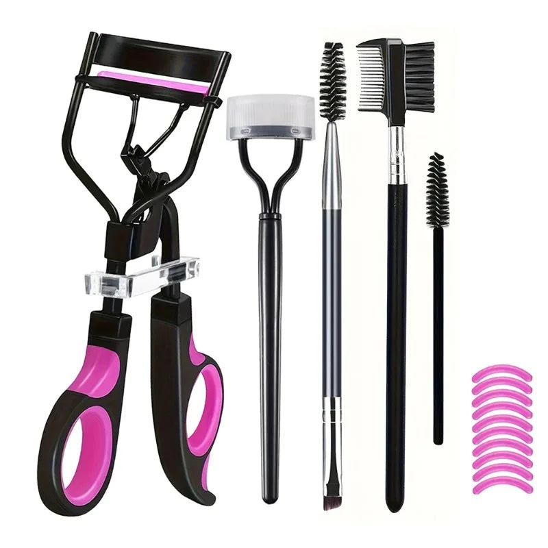 13/15PCS Makeup Tool Set: Eyelash Curler, Eyelash Comb, Eyebrow Comb, Eyebrow Scissors, Women's Beauty Tools Makeup Tool Set Vue