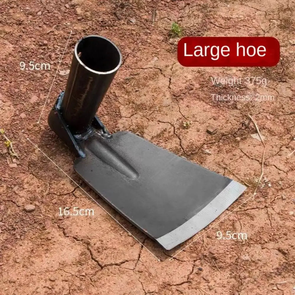 Durable Garden Hoe Household Outdoor Farming Tools Forging Weeding Hoe for Digging Soil Planting Vegetables Flowers Vue Style 3