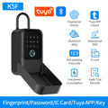 TTlock/work with tuya app Password Smart Fingerprint Digital Card Smart Tuya Electronic Portable IP66 Smart Lock Box Vue KB5F-tuya